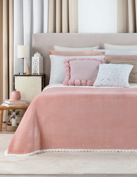 Cobertor Pinsonic Borde Acanalado Drama