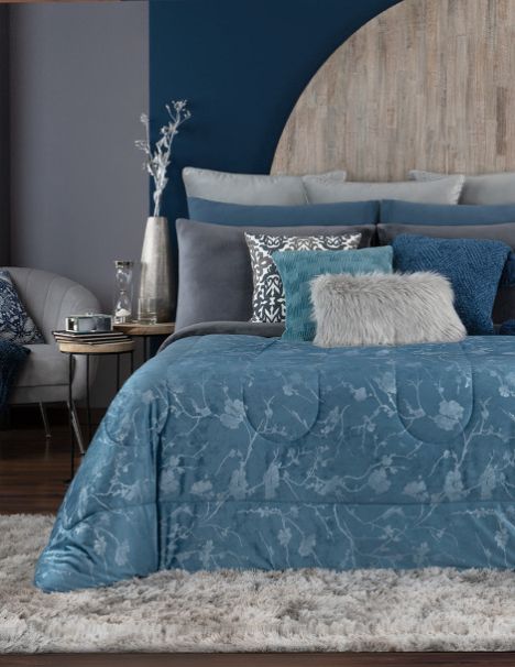 Edredón Velvet Metálico Sabina