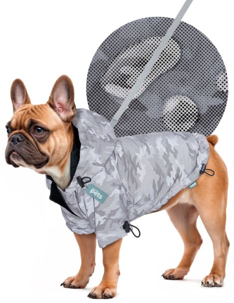 Chamarra Impermeable Reflectante para Perro