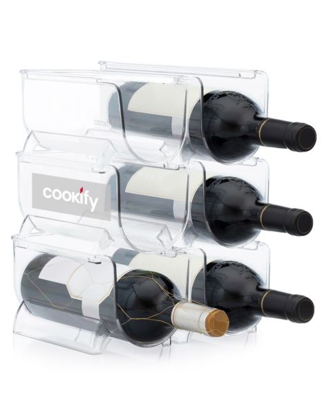 Set de 6 Organizadores Apilables para Botellas