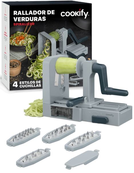 Rallador de Verduras en Espiral Plegable