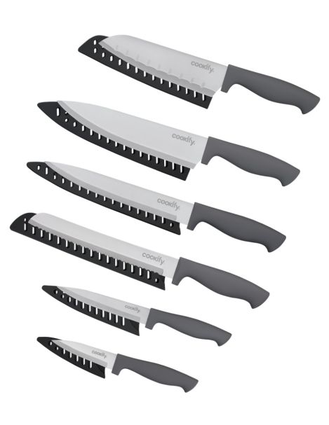 Juego de 6 cuchillos con funda